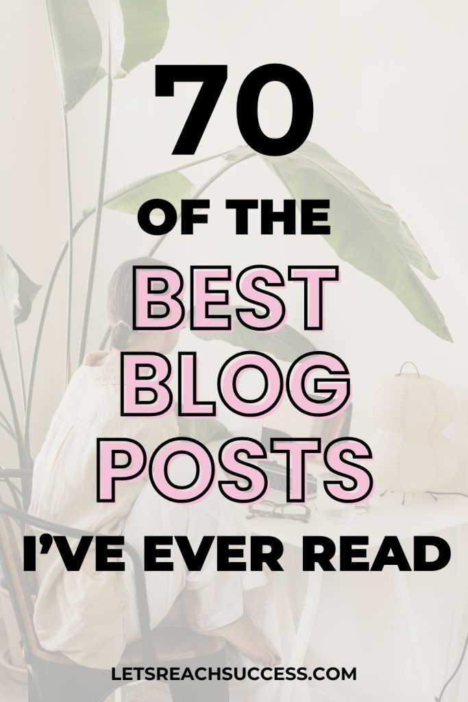 Check out the best blog posts I've read on personal development, that might inspire you too: