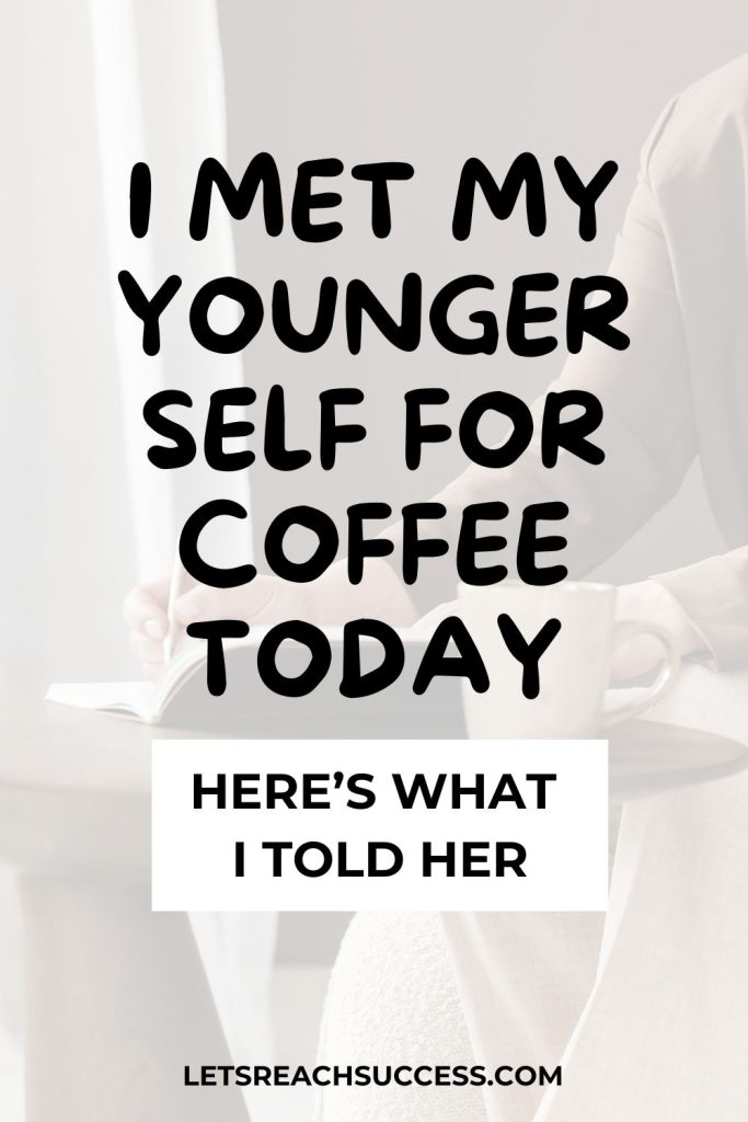 I did the 'I met my younger self for coffee' TikTok trend. Here's what I told my younger self and how it went. Hopefully, this inspires you.