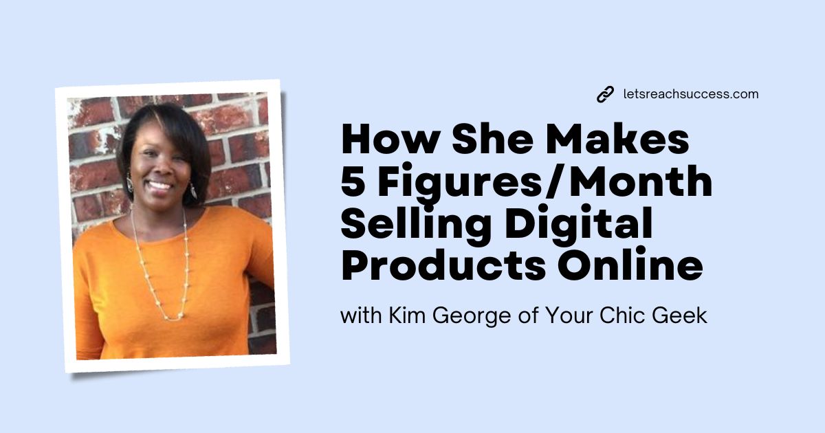 How Kim George Earns 5 Figures Monthly with KDP Books, Courses + Templates