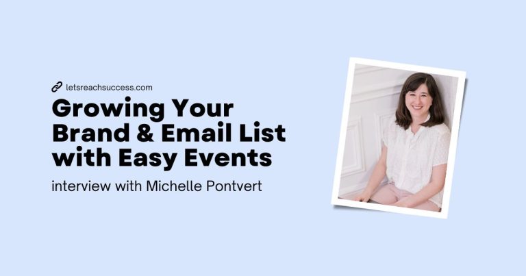 How Michelle Used Summits and Bundles to Grow Her Email List Fast