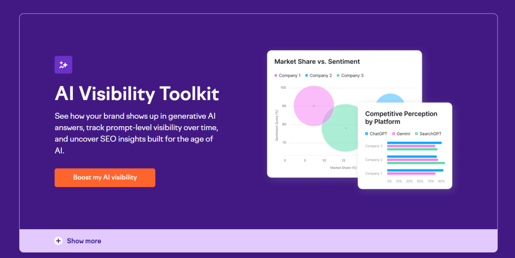 ai visibility toolkit semrush